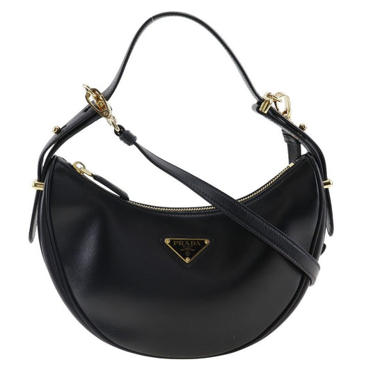 Prada ARCE 2WAY Shoulder 1bc194 Calf Black NERO Women's Shoulder Bag