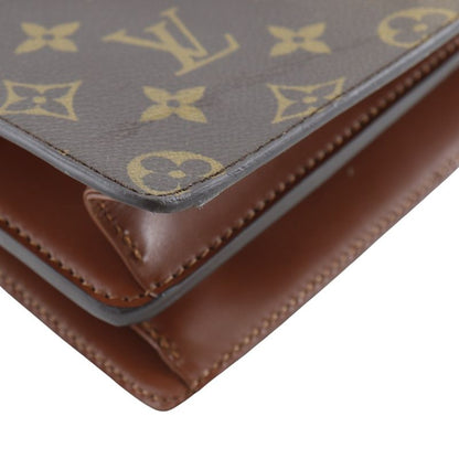 Louis Vuitton Concorde M51190 Monogram Canvas Brown Mi8901 Ladies Handbag