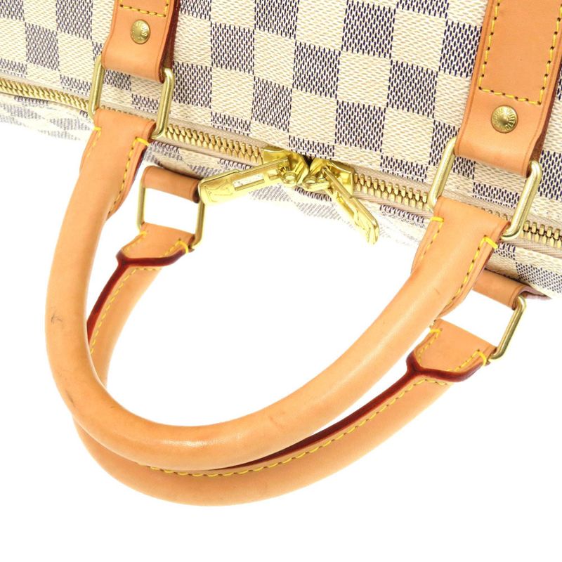Louis Vuitton Damier Azure Keepall Bandouliere 55 N41429 Boston Bag With Strap