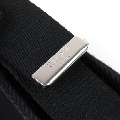 Celine Trekking Flap Phone Logo Mobile Pouch Shoulder Bag Black — view 13