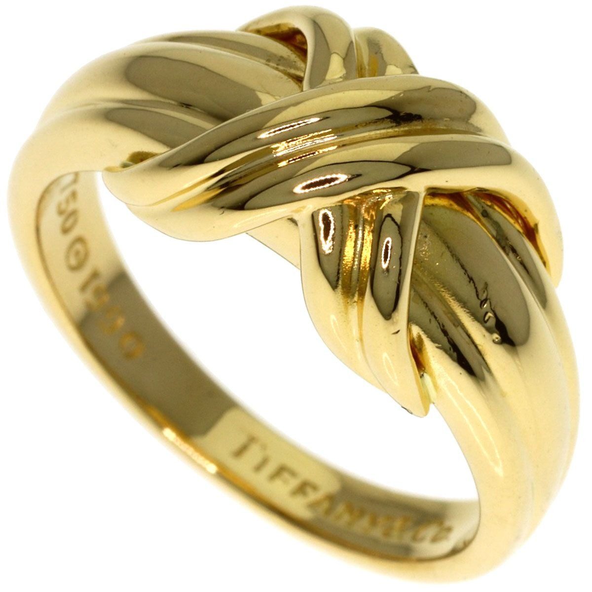 Tiffany & Co Signature Ring 18k Yellow Gold