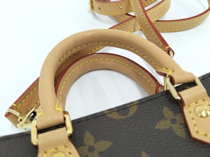 Louis Vuitton Petite Sac Plat Monogram Shoulder Bag Handbag M81295