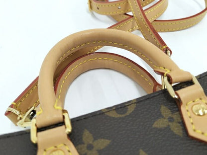 Louis Vuitton Petite Sac Plat Monogram Shoulder Bag Handbag M81295