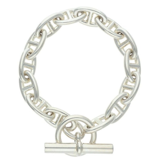 Hermes Chaine D'ancre GM Silver Bracelet