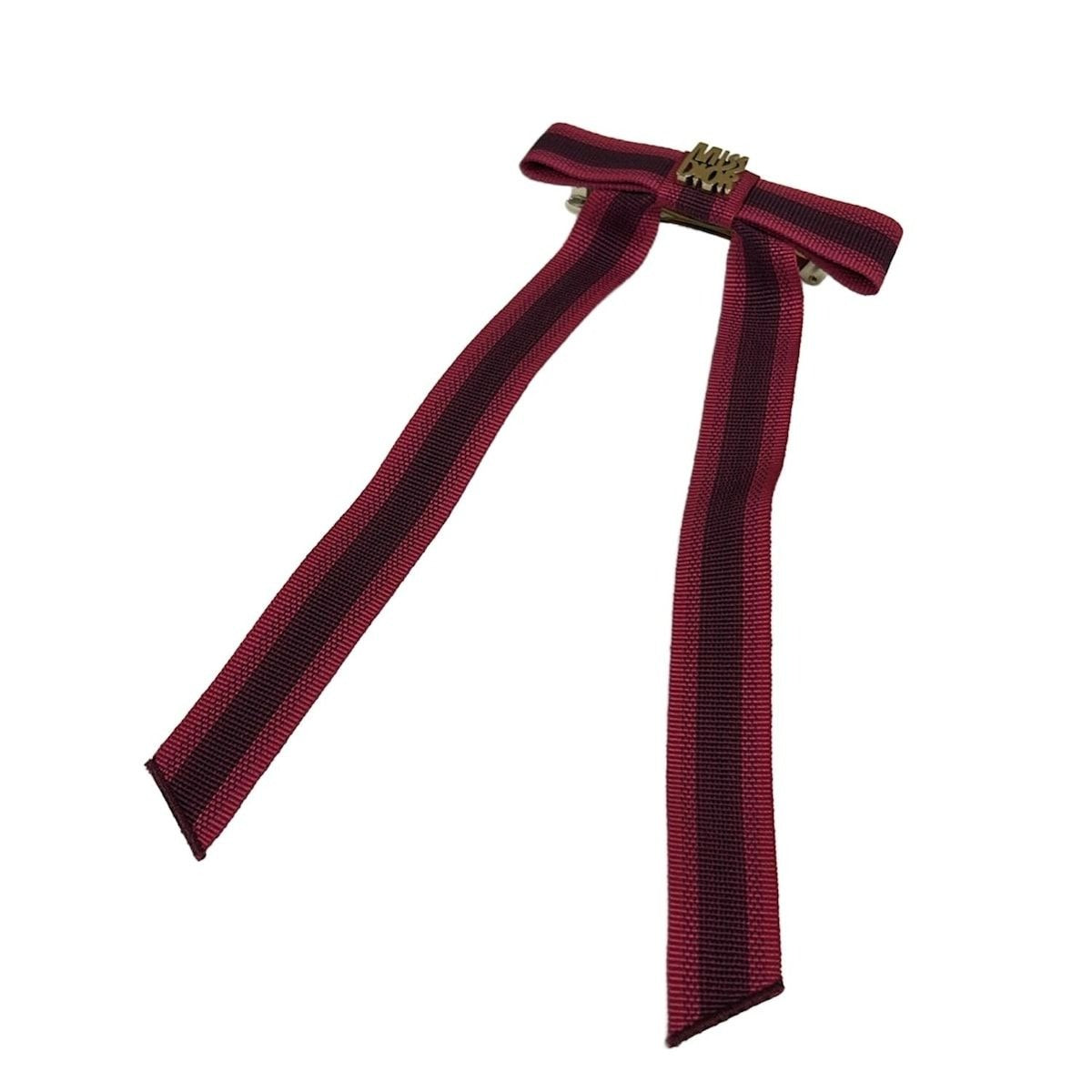 Dior Barrette Twist Pink Purple Gold Ribbon Miss Shoulder Bag X