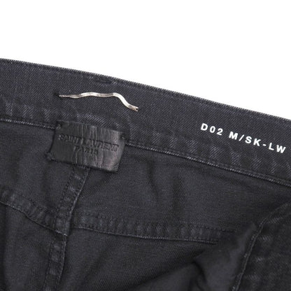 Saint Laurent Paris Denim Pants Size 27 Skinny Stretch Washed Made In Italy