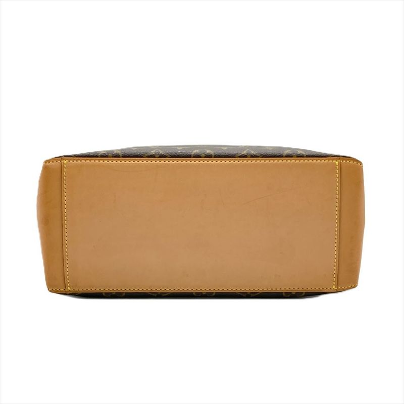 Louis Vuitton Cabas Piano Tote Bag M51148 Brown Gold Hardware Vi0092