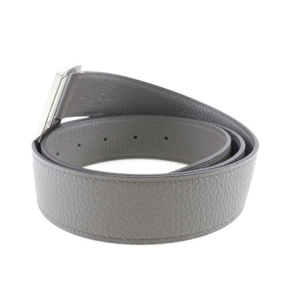 Hermes Serie Taurillon Clemence Etang Gray A Men's Belt