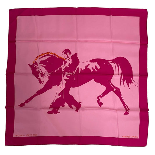 Hermes Silk Scarf Zingaro Tokyo Pink