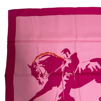 Hermes Silk Scarf Zingaro Tokyo Pink — view 2