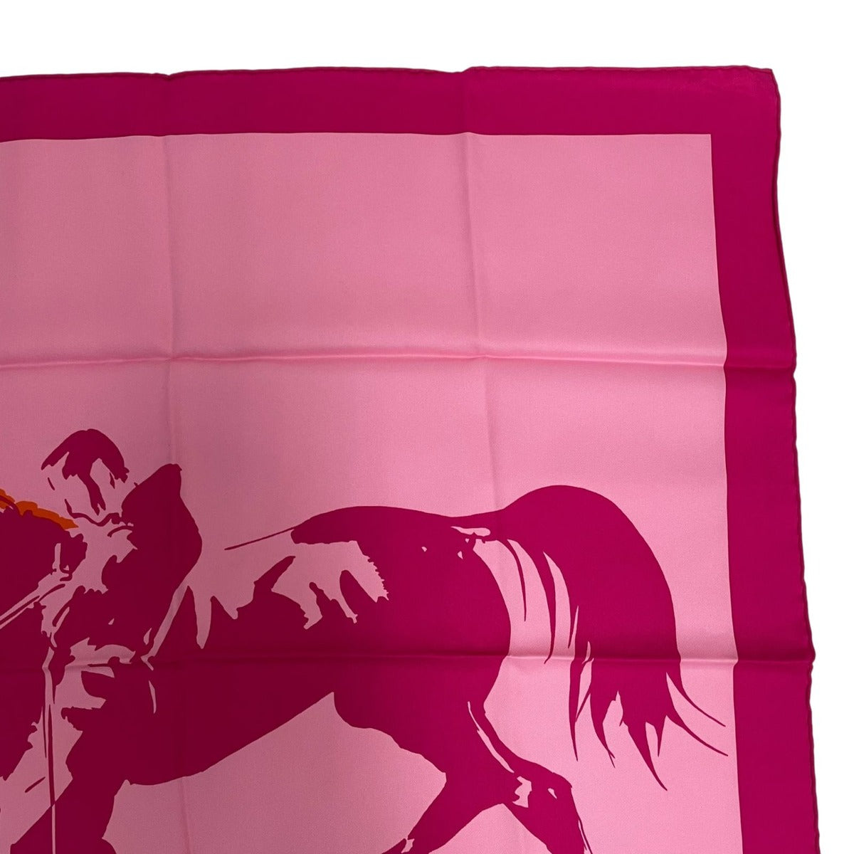 Hermes Silk Scarf Zingaro Tokyo Pink — view 3