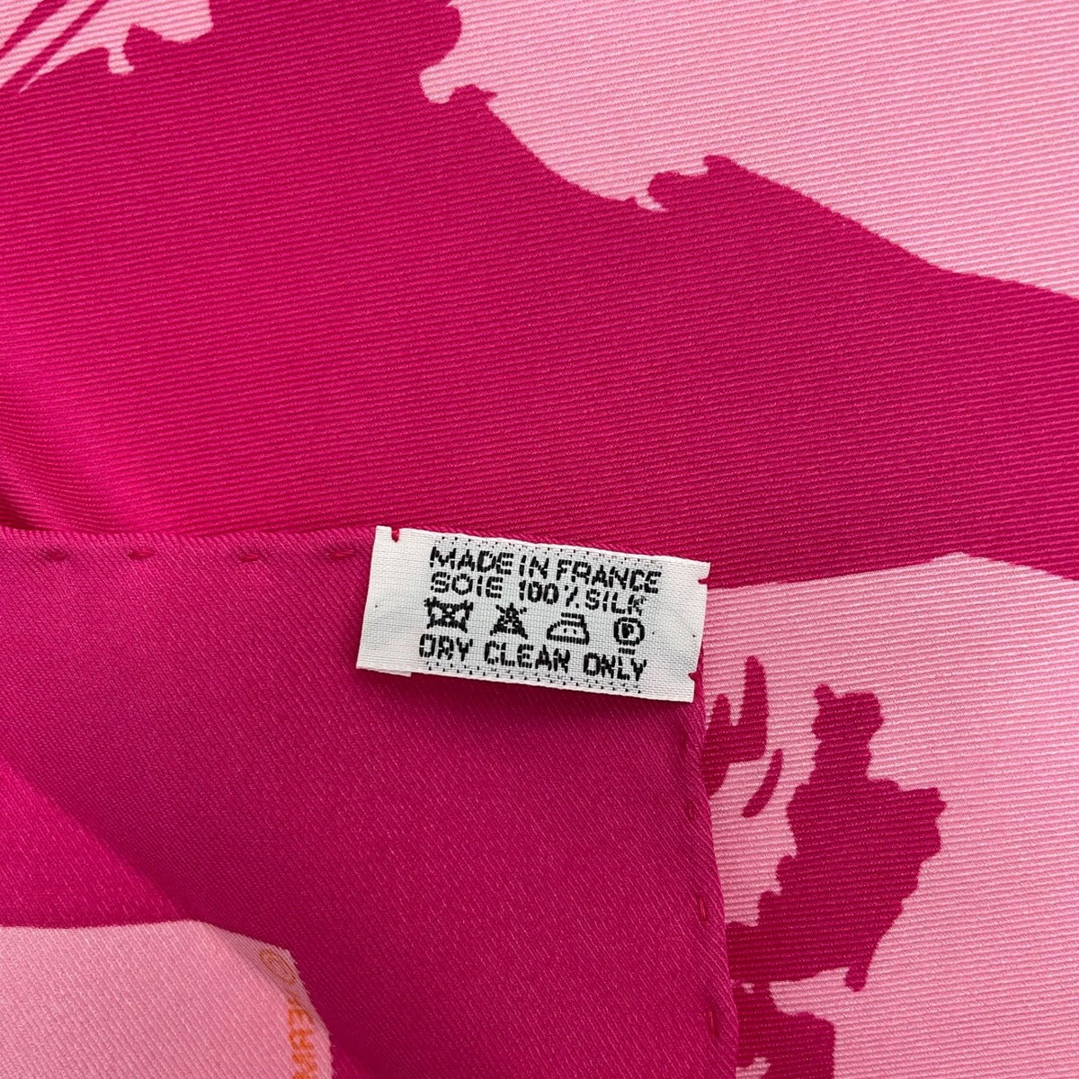Hermes Silk Scarf Zingaro Tokyo Pink — view 9