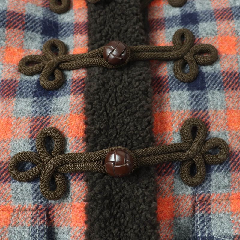 Gucci 20AW 633365 100% Wool Rave Like You Are Five Walnut Button GG Logo