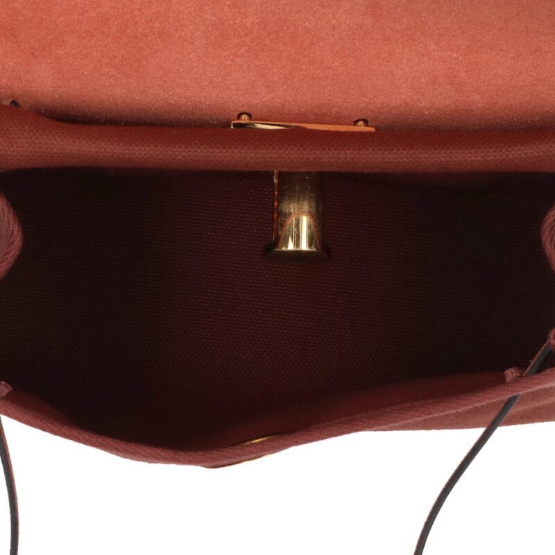 Hermes Yale Zip Bag Mini Engraved K Gdhardware Toile Military Vash Hunter