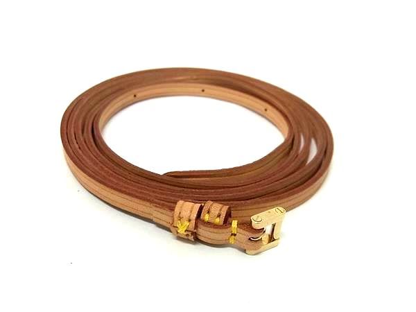 Louis Vuitton Shoulder Strap For Waist Pouch Ladies Light Brown Fb8323