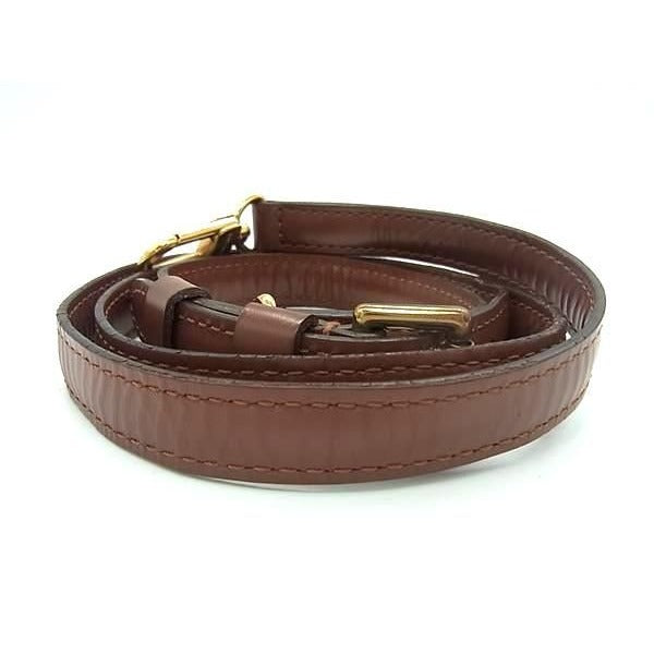 Louis Vuitton Leather Shoulder Strap For Bag Crossbody Women Brown — view 2