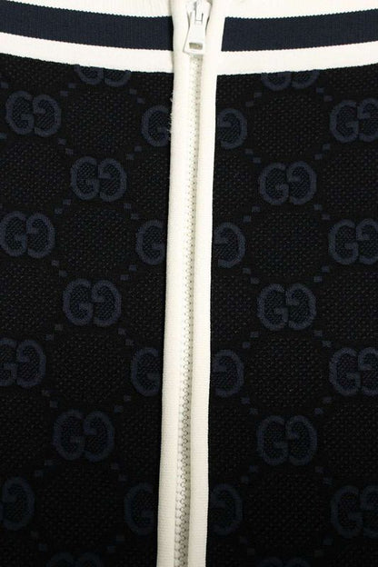 Gucci 754040 Xkdcr GG Jacquard Knit Long Skirt Women's L