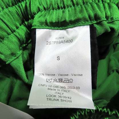 Unused 22SS Christian DIOR Boxing Shorts Half Pants Logo DIOR VIBE Green S