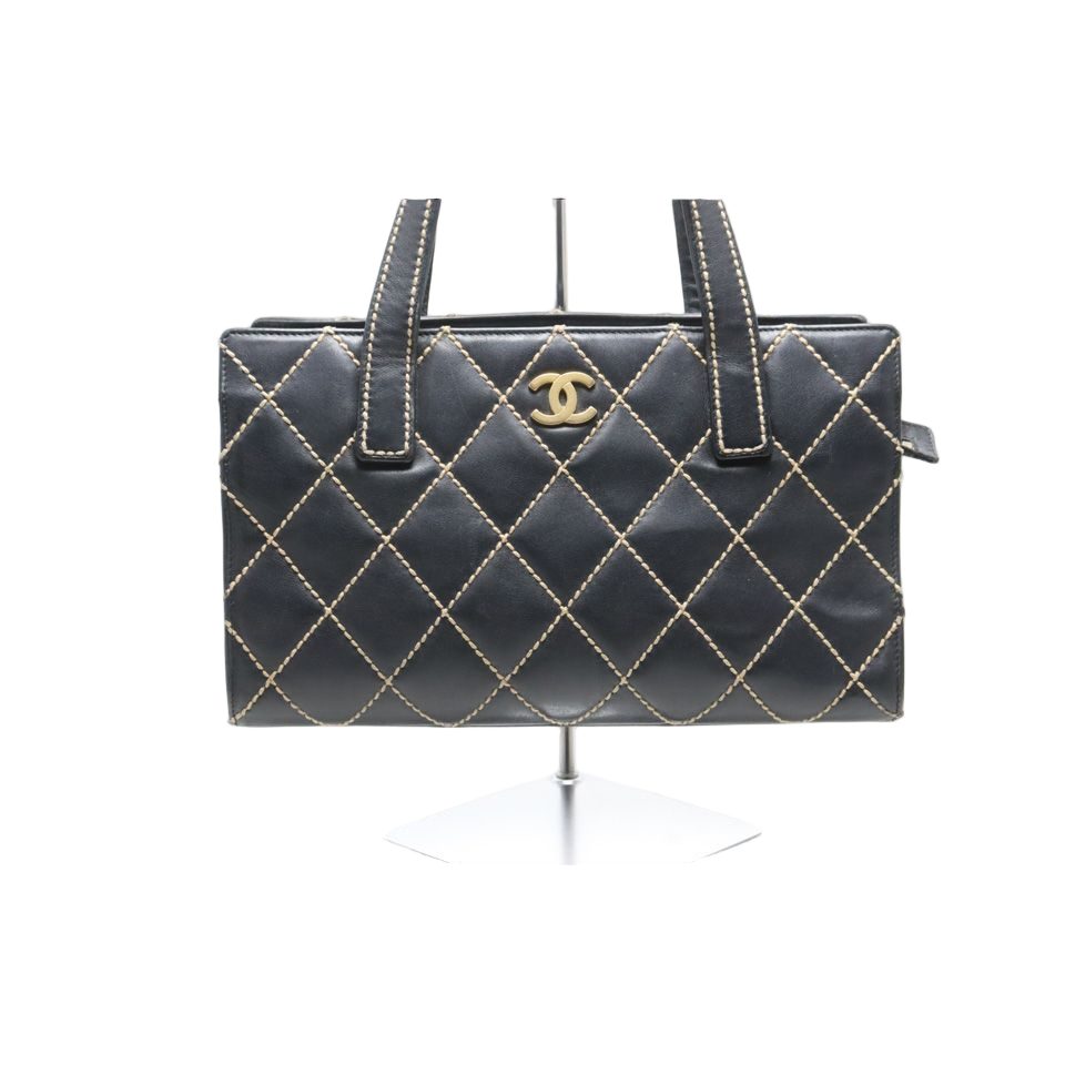 Chanel Wild Stitch GD Leather Handbag