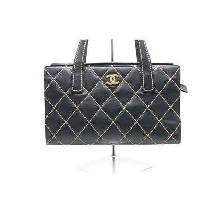 Chanel Wild Stitch GD Leather Handbag