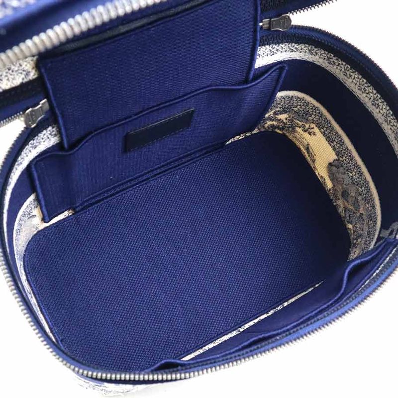 Christian DIOR Vanity Bag Handbag Oblique