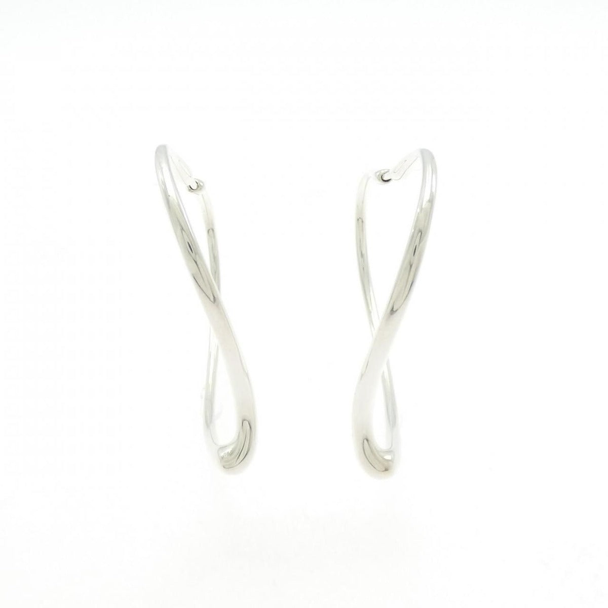 Tiffany & Co Open Heart Hoop Earrings