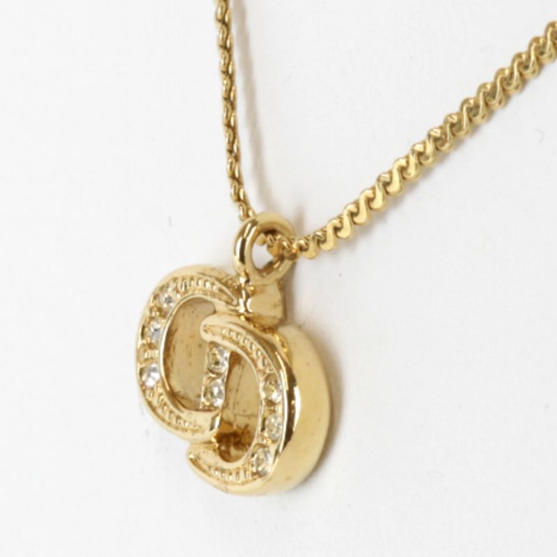 Christian Dior Logo CD Necklace