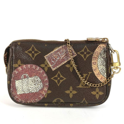 Louis Vuitton Shoulder Bag Mini Pochette Accessoire M95804 Monogram Canvas Brown