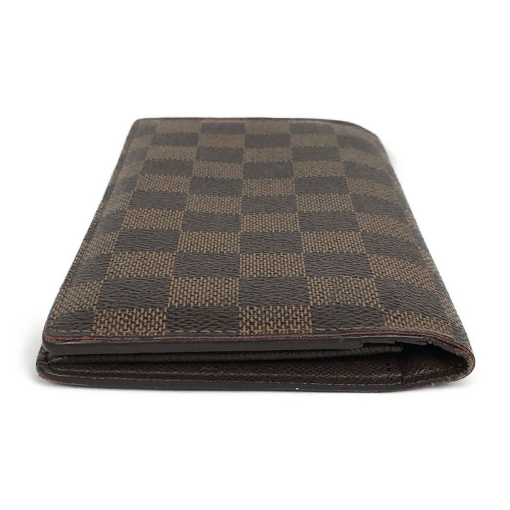 Louis Vuitton Damier Portefeuille/brother Bifold Long Wallet N60017 Brown