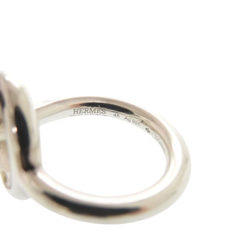 Hermes Echappe Silver 925 #48 Approx 55 Ring 1387 Hermes