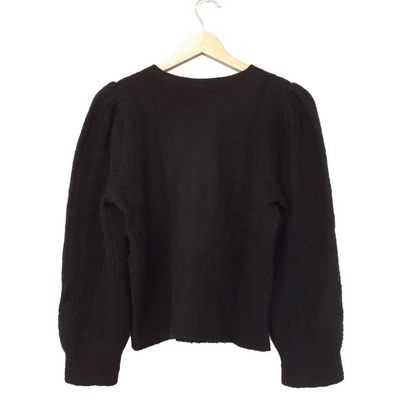 Celine Long Sleeved Sweater Size S Women - Black Cashmere/silk
