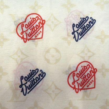 Louis Vuitton Virgil Abloh NIGO Collaboration Handkerchief Bandana Heart