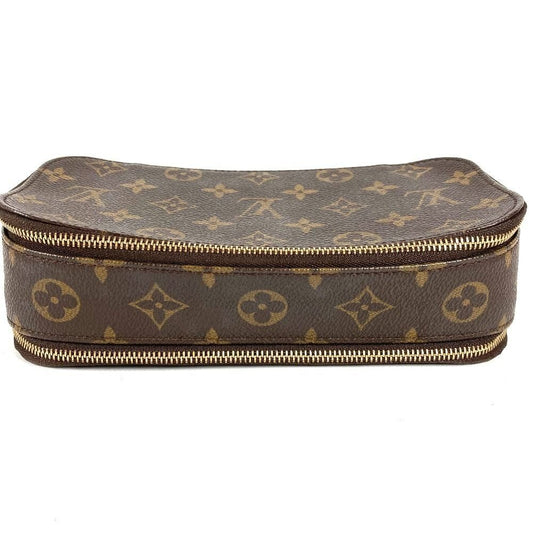 Louis Vuitton Pouch Trousse Blush Monogram Canvas Brown