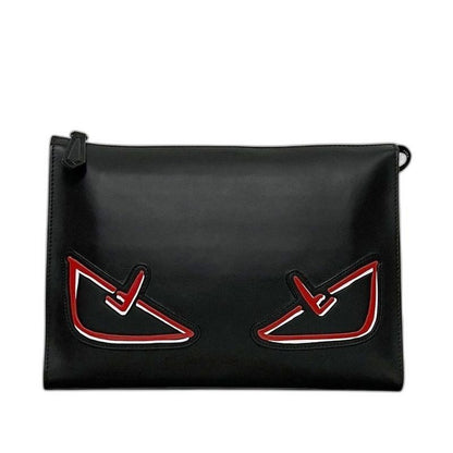 Fendi Clutch Black Bugs