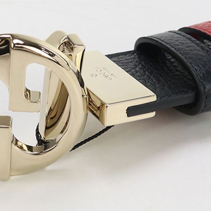Gucci Reversible Belt Interlocking G 450000 Belt Leather Men's