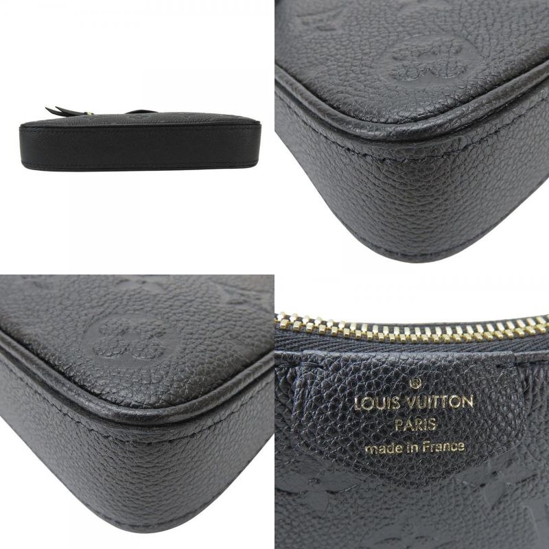 Extreme Louis Vuitton Shoulder Bag Easy Pouch M80349 Monogram Empreinte Noir