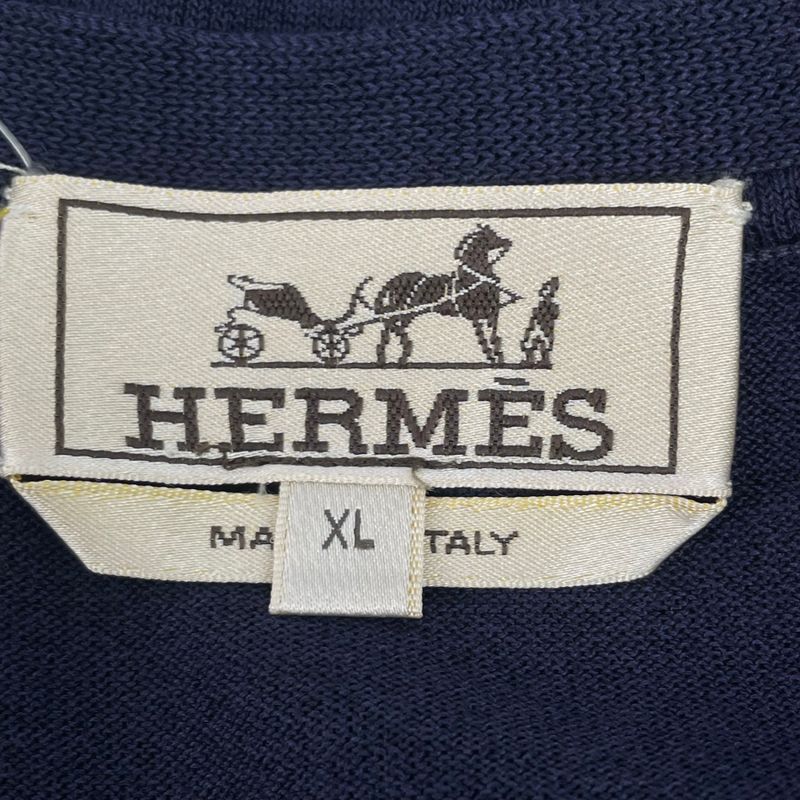 Hermes Top Long Sleeves Flamingo Party Silk Size XL Multicolor