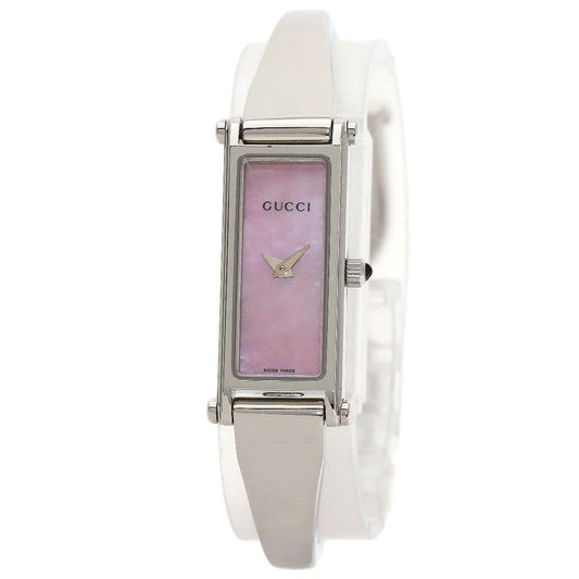 Gucci Square Face Bangle Watch SS