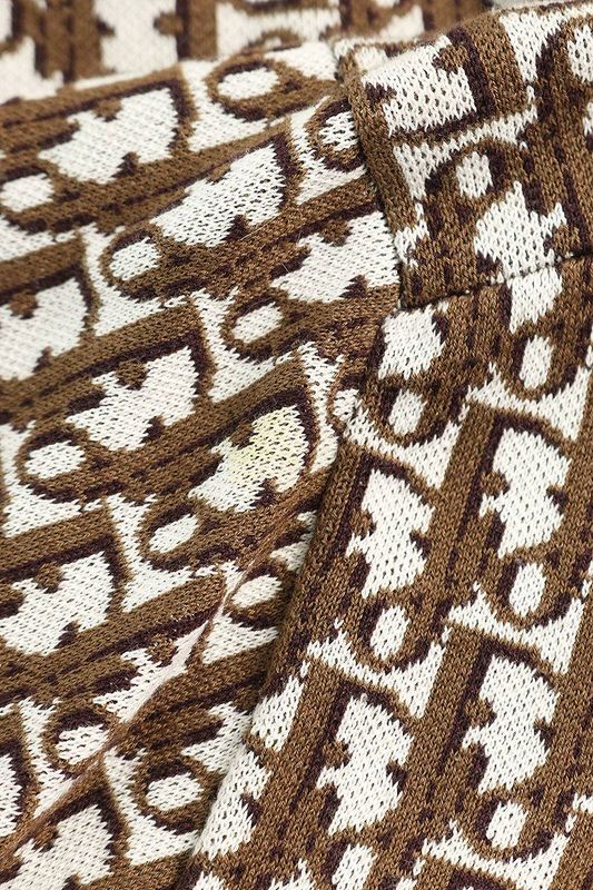 Dior 023m550at099 Obscure Pattern Allover Knit Long Sleeve Shirt Men's L