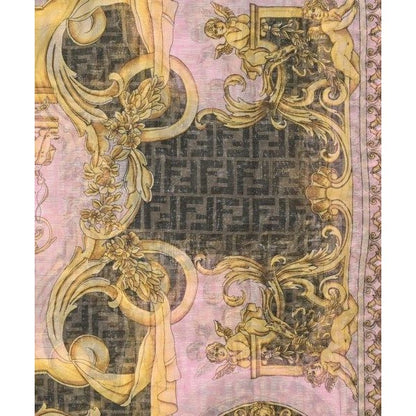 Fendi Shawl Scarf Pink — view 2