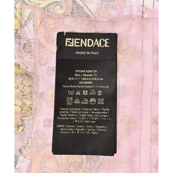 Fendi Shawl Scarf Pink — view 4