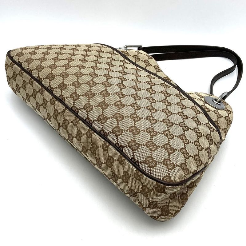 Gucci 121023 Tote Bag GG Canvas/leather Beige