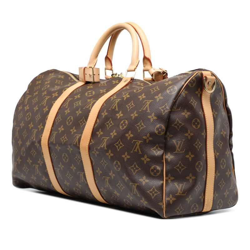 Louis Vuitton Monogram Keepall Bandoliere 50 Boston Bag Shoulder Bag 2WAY