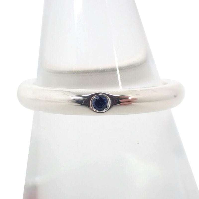 Tiffany & Co 925 Sapphire Stacking Band R 9 J101-7