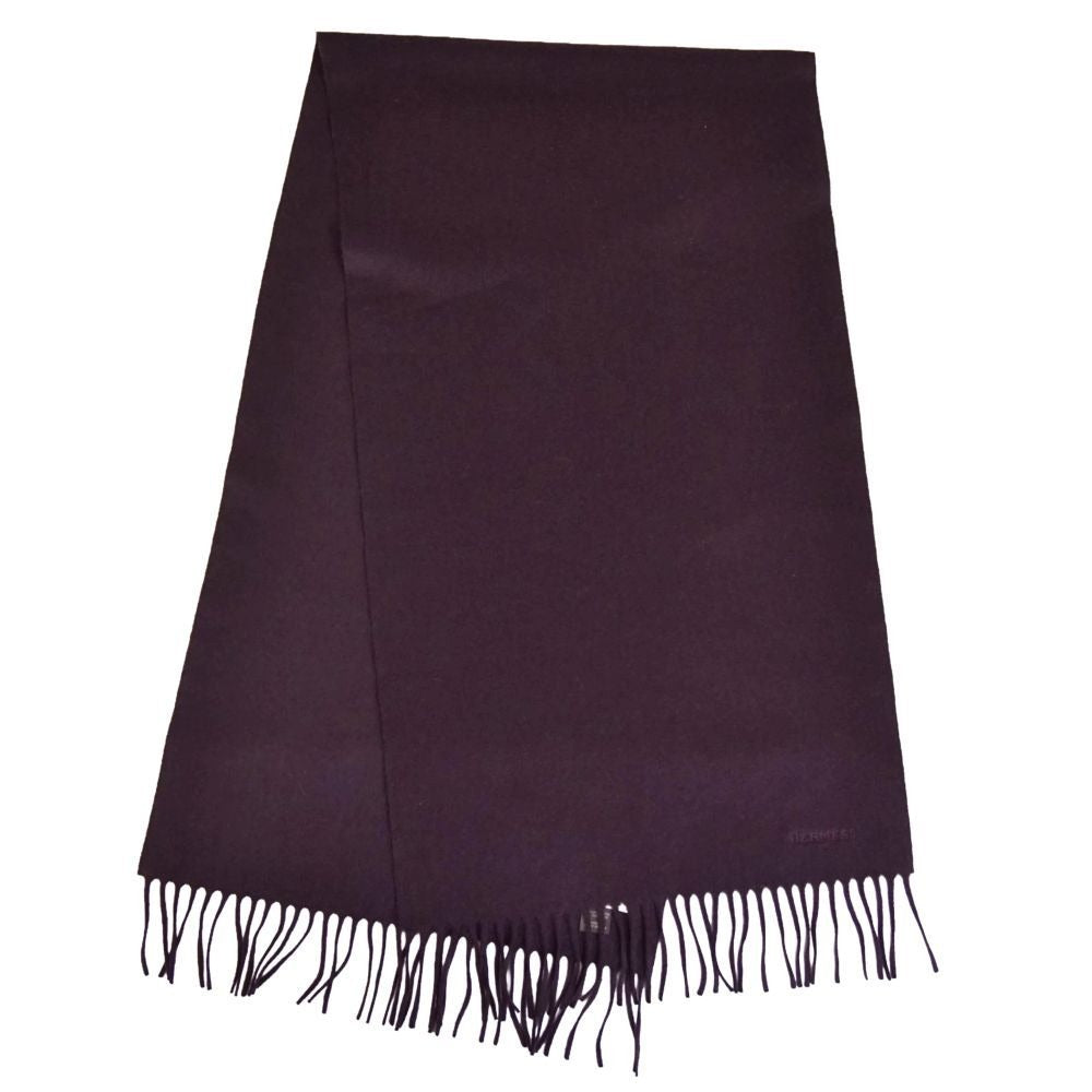 Hermes Scarf Shawl Cashmere Fringe