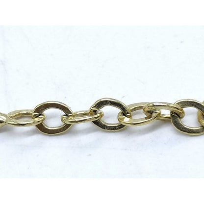 Dior Necklace Emblem Logo Gold Metal — view 9