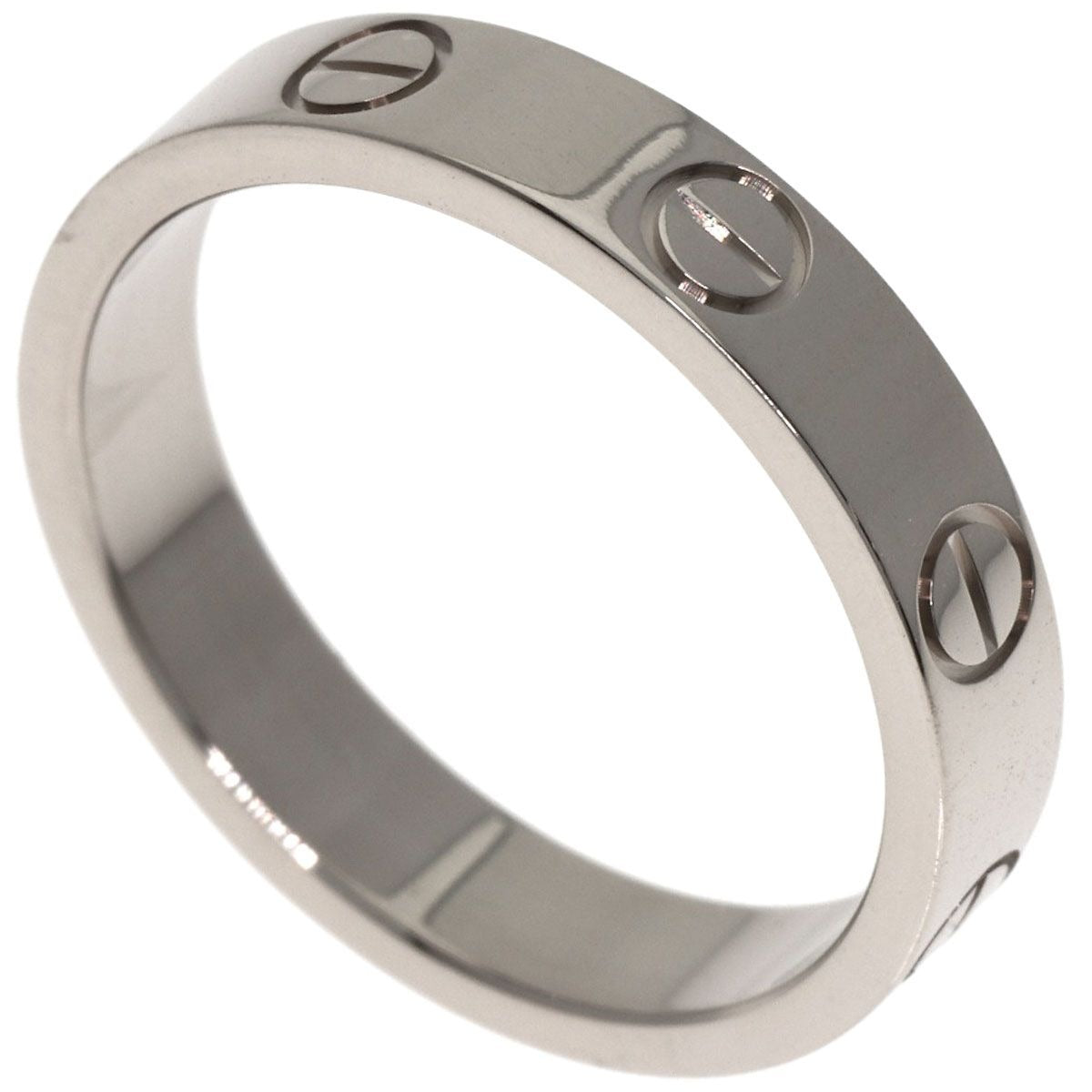Cartier Love Ring 50 18K White Gold