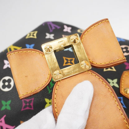 Louis Vuitton Shoulder Bag Monogram Multicolor Annie GM M40304 Noir Black Women