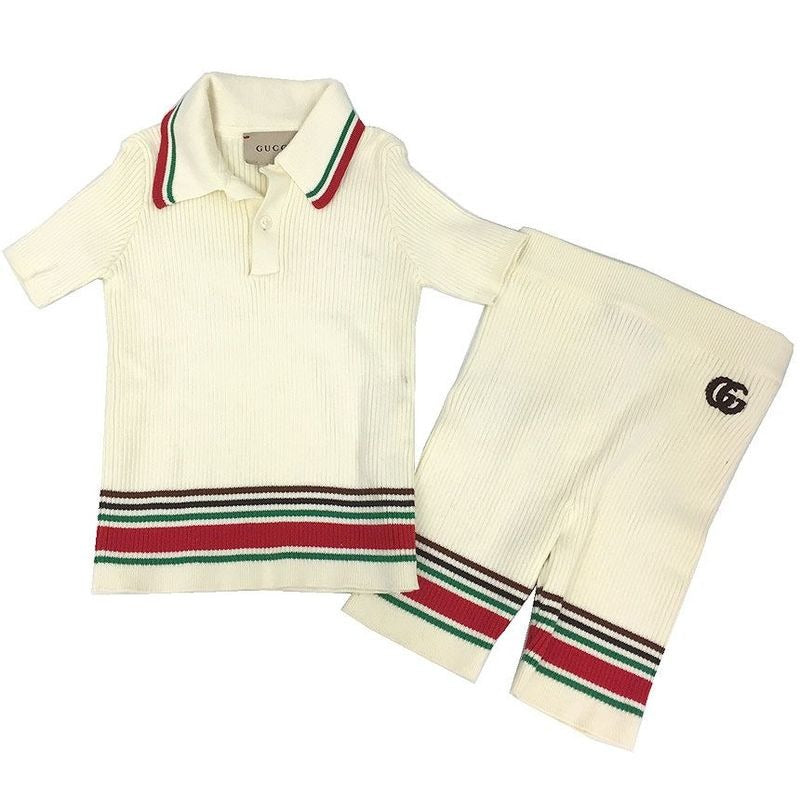 Gucci Baby Short Sleeve Pants Set Suit 12 Size 18 Cotton