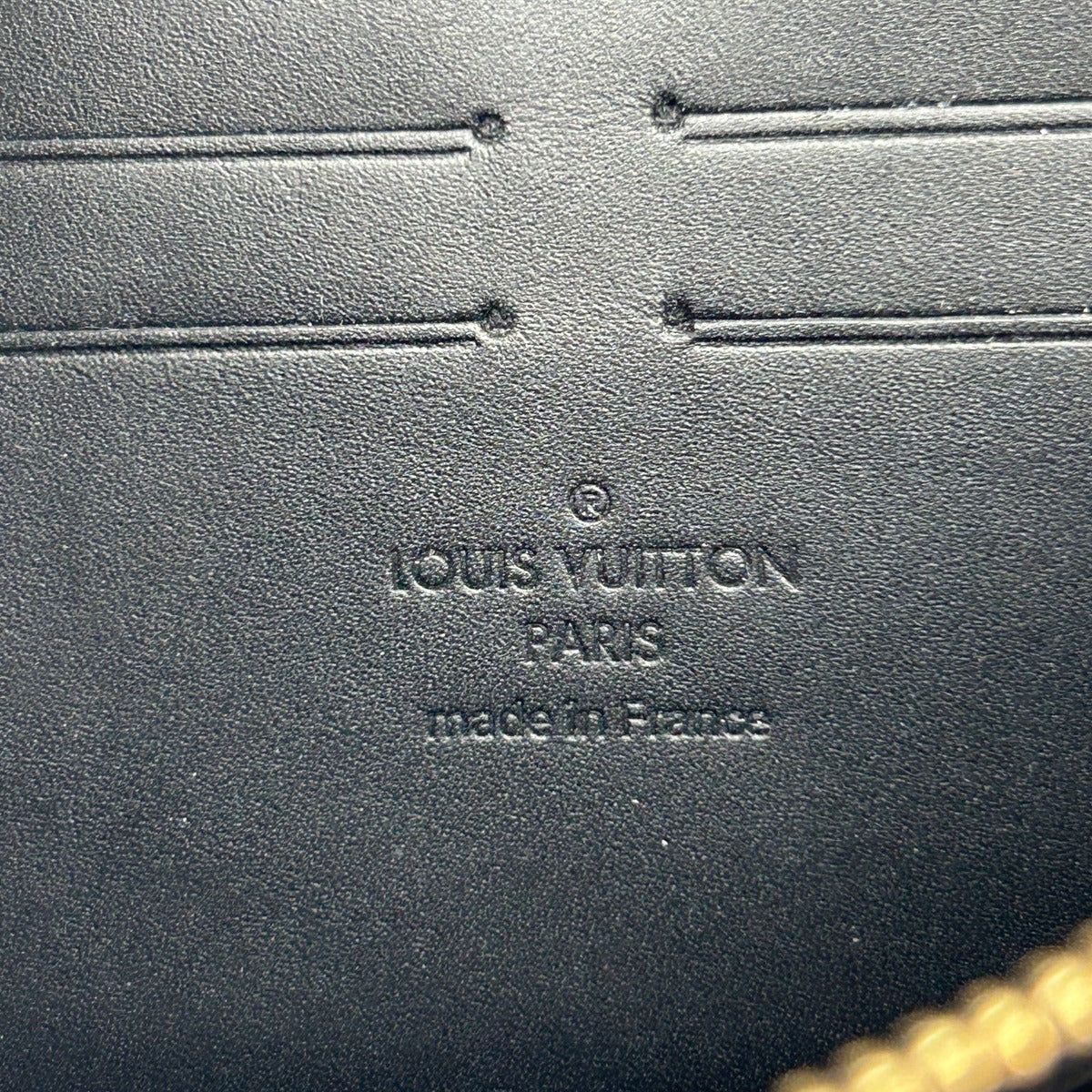 Louis Vuitton Suhali Portefeuille le Favori Wallet Fold Noir Black — view 12